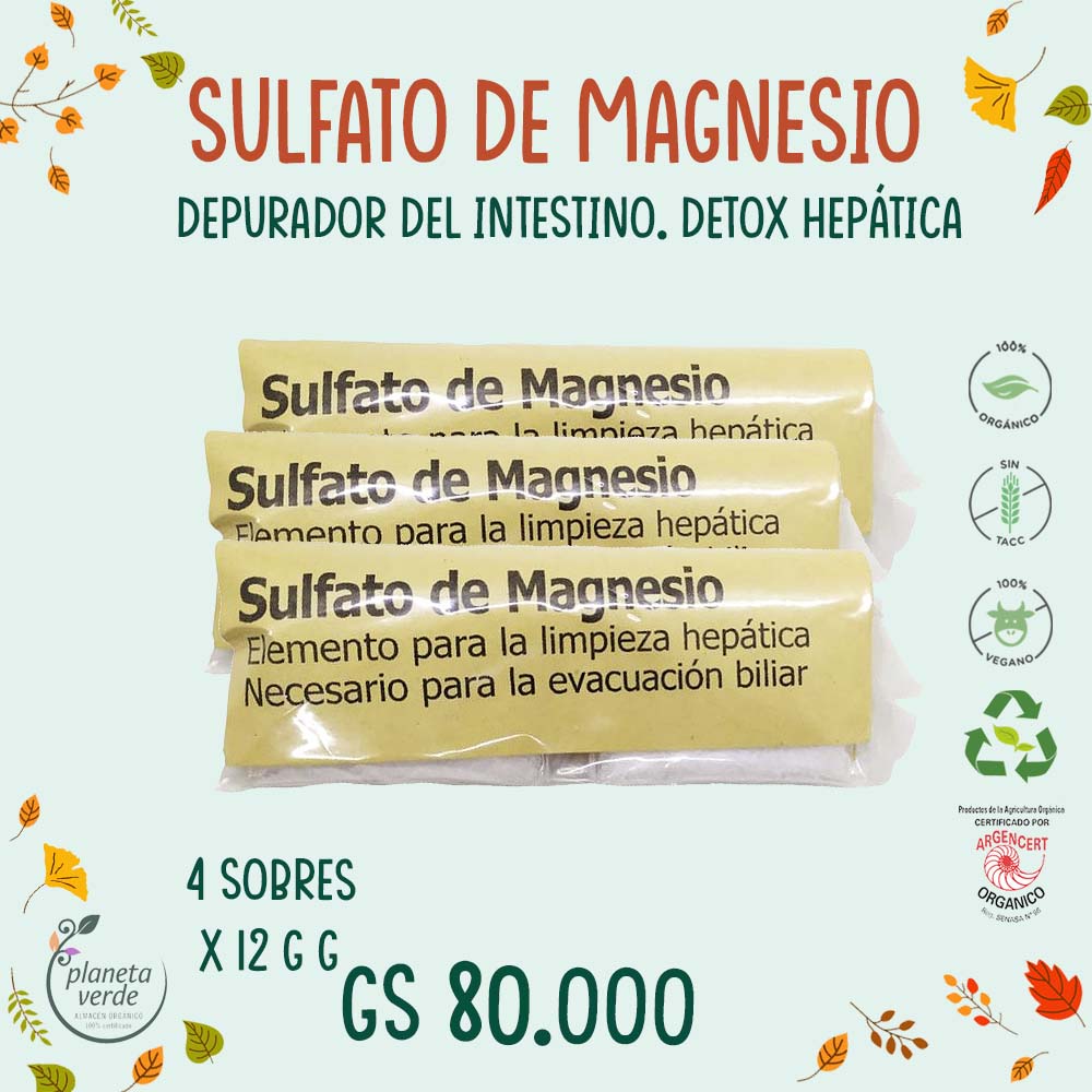 Sulfato de Magnesio Orgánico - Planeta Verde