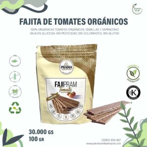 Snack Fajitas de Tomate Orgánica