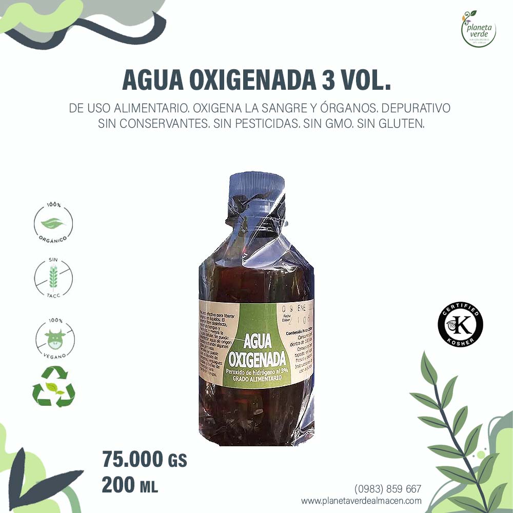 Agua Oxigenada 3 Vol.