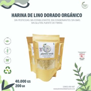 Harina de Lino Dorado Orgánico
