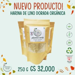 Harina de Lino Dorado Orgánico