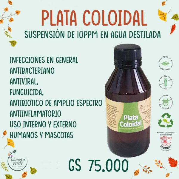 Plata Coloidal de 10 ppm