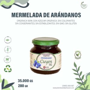 Mermelada de Arándanos Orgánica