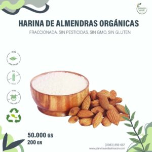 Harina Orgánica de Almendras