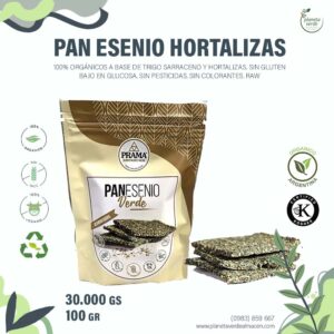 Pan Esenio Orgánico de Sarraceno y Hortalizas