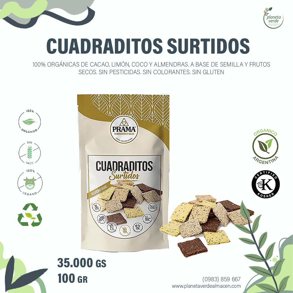 Cuadraditos Surtidos Orgánicos