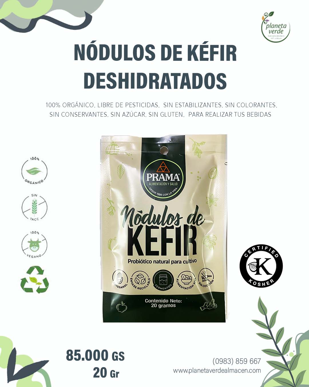 Nódulos de Kéfir
