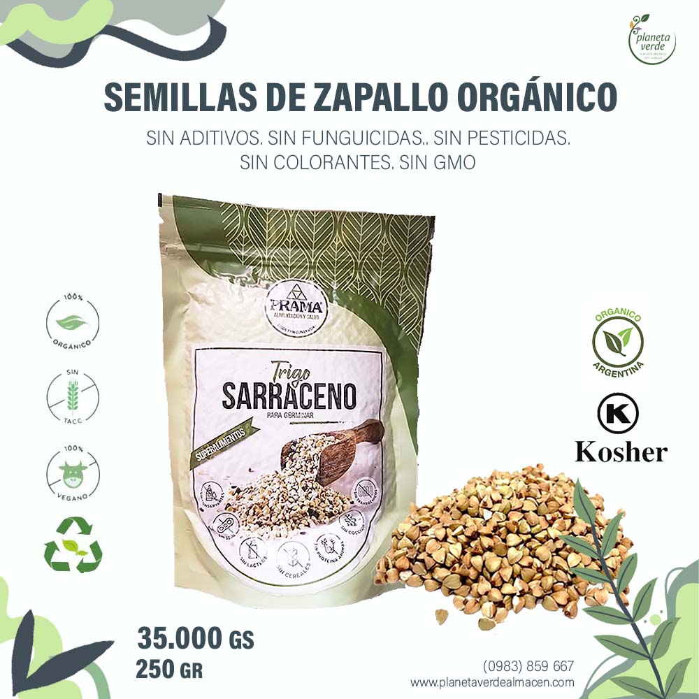 Semillas de Trigo Sarraceno Orgánico