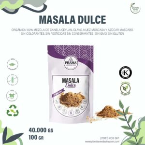 Masala Dulce Orgánico