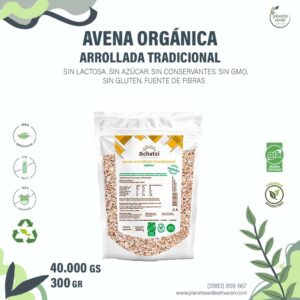 Avena Orgánica. Arrollada Tradicional