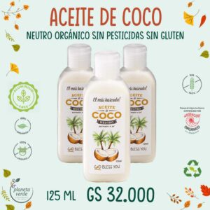 Aceite de coco Neutro Orgánico