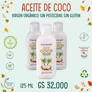 Aceite de Coco Virgen Orgánico