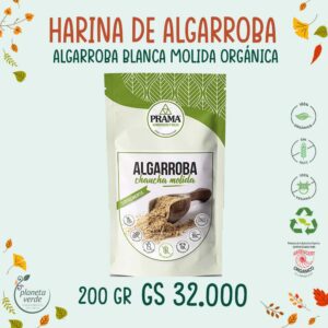 Harina de Algarroba Blanca Orgánica