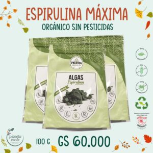 Alga Espirulina Orgánica en polvo