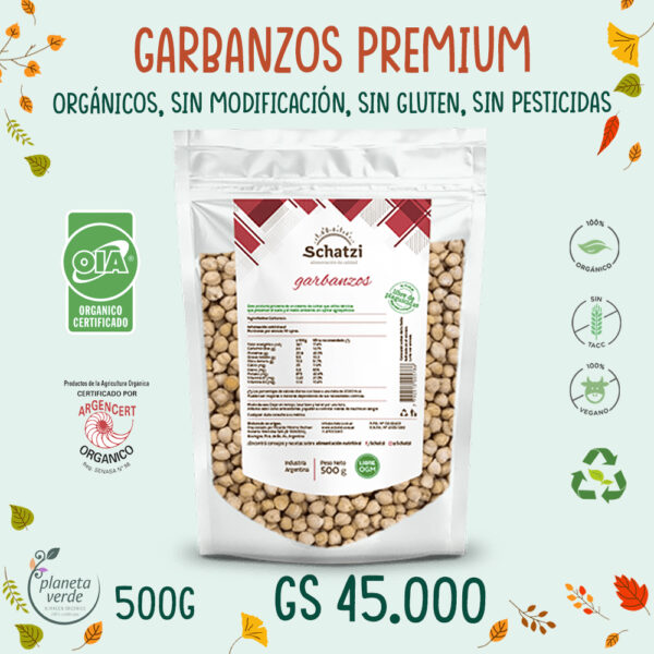 Garbanzos Orgánicos Premium