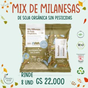 Mix de Milanesas de Soja Orgánica + Rebozador de Trigo integral orgánico