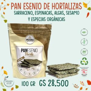 Pan Esenio Orgánico de Sarraceno y Hortalizas