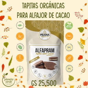 Tapitas Orgánicas de Cacao para Alfajores