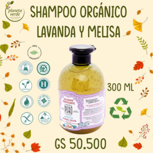 Bio Shampoo Orgánico de Lavanda y Melisa