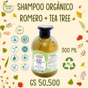 Bio Shampo Orgánico de Romero y Tea Tree