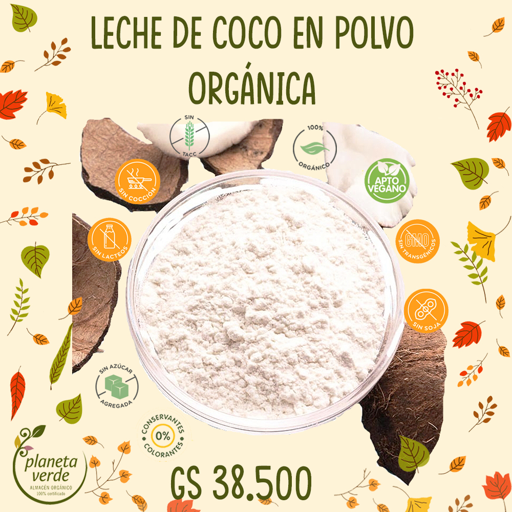 Leche de Coco Orgánico en Polvo