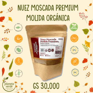 Nuez Moscada Premium molida orgánica