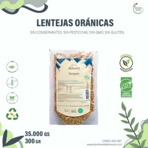 Lentejas Enteras Orgánicas