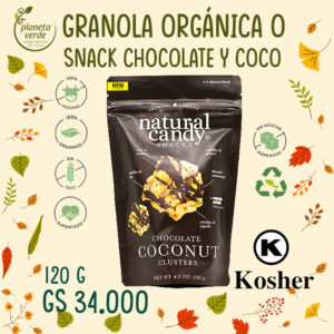Snack o Granola de Chocolate y Coco