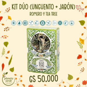 Kit Dúo Romero y Tea Tree (1 ungüento + 1 jabón)