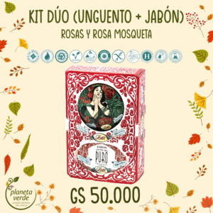 Kit Dúo Rosas y Rosa Mosqueta (1 ungüento + 1 jabón)