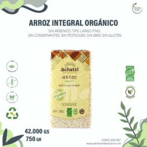 Arroz Integral Largo fino Orgánico