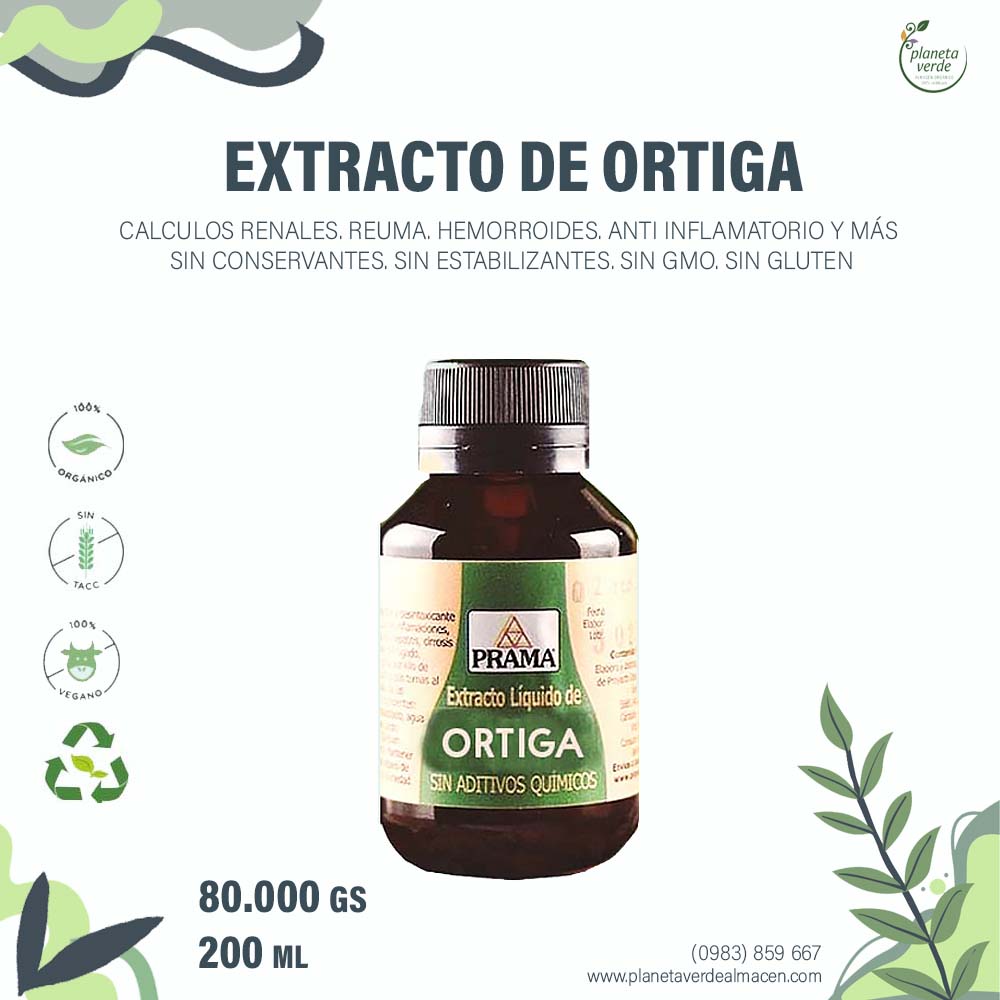 Extracto de Ortiga Orgánica