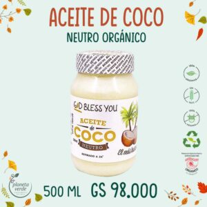 Aceite de Coco Neutro Orgánico