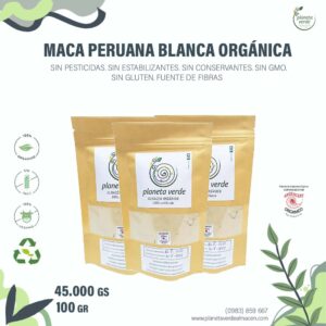 Maca Peruana Blanca Orgánica
