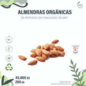 Almendras Orgánicas Fraccionadas