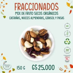 Mix de Frutos Secos Orgánicos