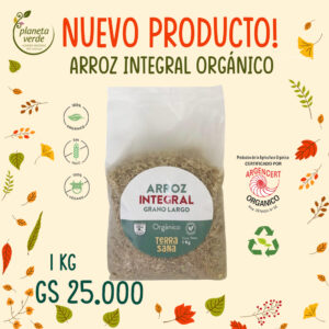 Arroz Integral Orgánico Largo