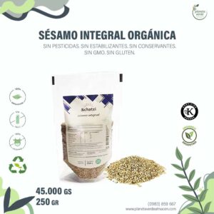 Sésamo integral orgánico (Ajonjolí)