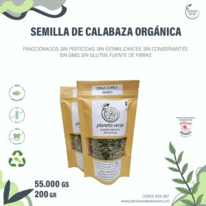Semillas de Calabaza Orgánicas