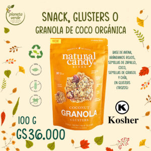 Snack o Granola de Coco + semillas Orgánica
