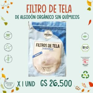 Filtro de Tela de Algodón Orgánico para Quesos y Leche vegetales
