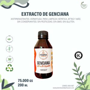 Extracto de Genciana orgánica