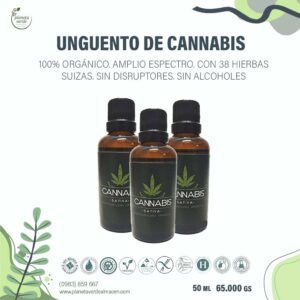 Ungüento de Cannabis Orgánico con Hierbas Suizas