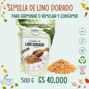 Semillas de Lino Dorado Orgánico