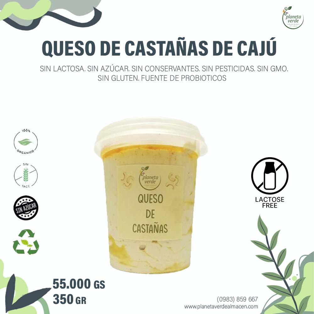Queso de Castañas de Cajú