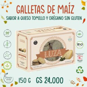 Galletas de Maíz sabor Queso y orégano