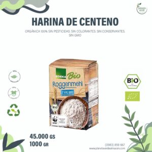 Harina de Centeno Orgánica