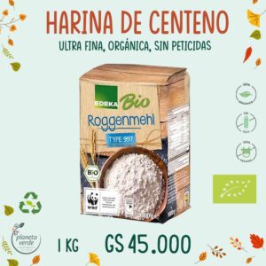 Harina de Centeno Orgánica Ultra fina