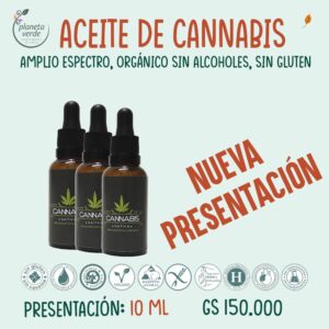Aceite Medicinal de Cannabis Orgánico