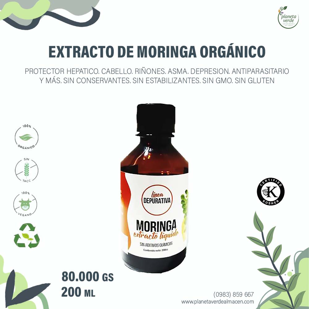Extracto de Moringa Orgánica